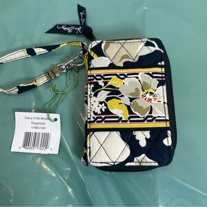 NWT Vera Bradley CARRY IT ALL Dogwood Wristlet Wallet Retired